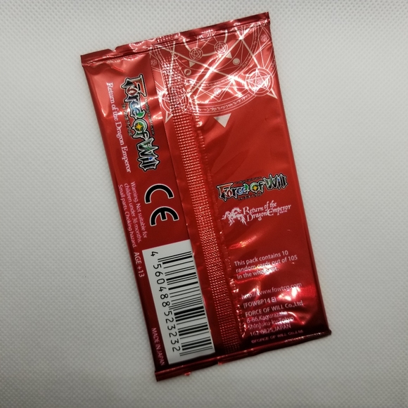 Force of Will trading card SEALED Return of the Dragon Emperor Lapis Cluster 3rd - Picture 2 of 3